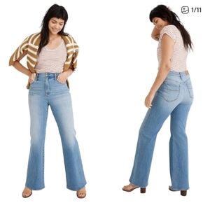 Madewell Light Blue Flare Jeans